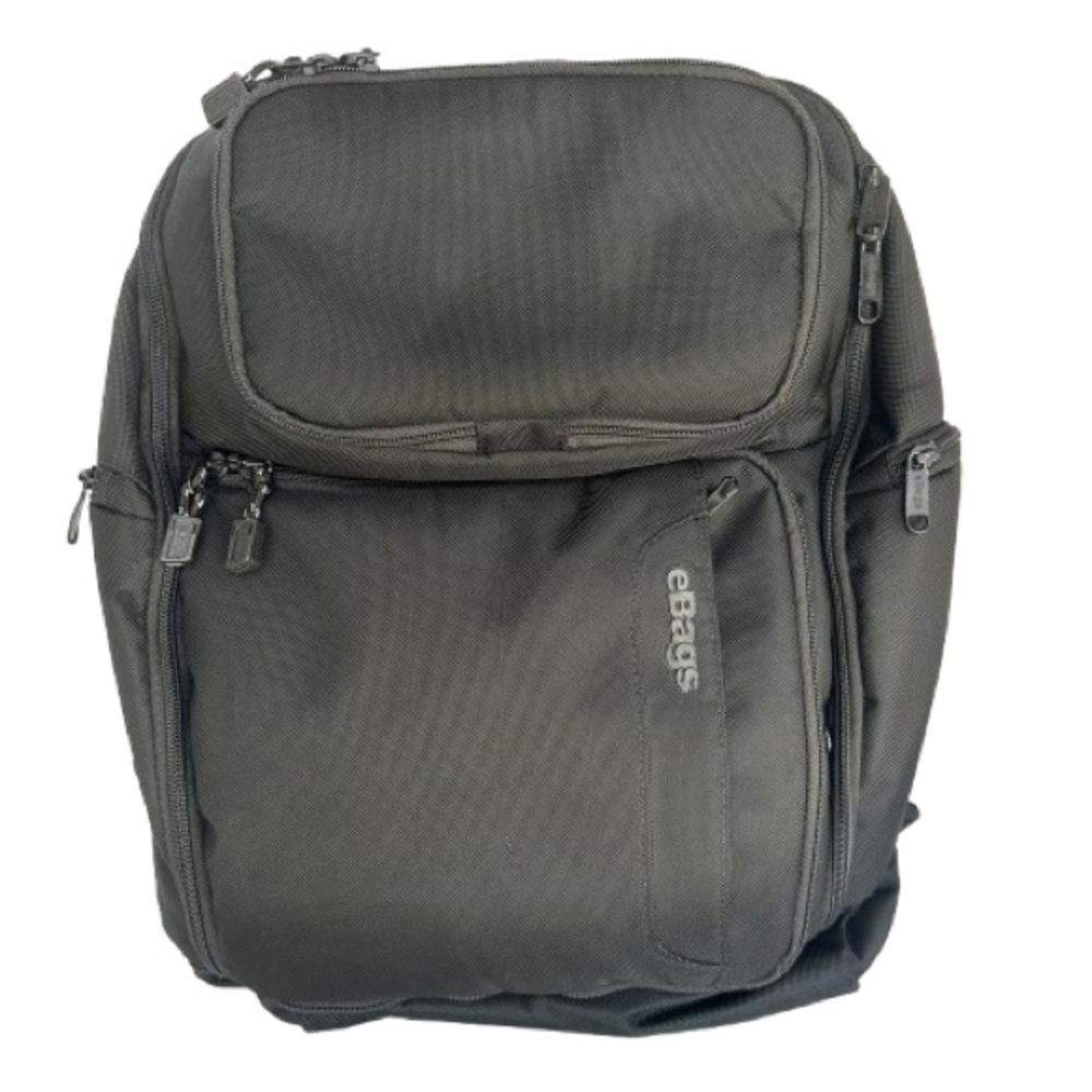 eBags Professional Slim Laptop Backpack Black Travel Work Business Carry On Tech